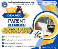 schoolwide parent meeting flyer